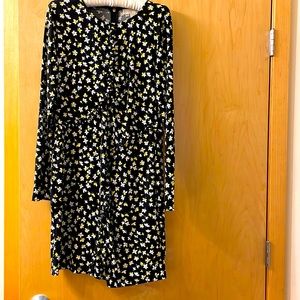 Michael Kors long sleeve black dress